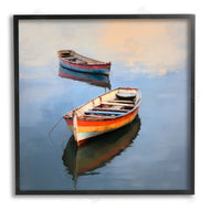Irena Orlov | Striped Boats in Lake