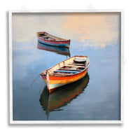 Irena Orlov | Striped Boats in Lake