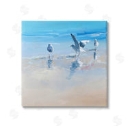 Craig Trewin Penny | Seagulls on Beach Painting