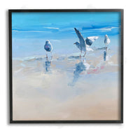 Craig Trewin Penny | Seagulls on Beach Painting