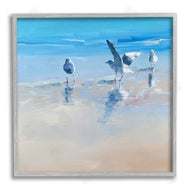 Craig Trewin Penny | Seagulls on Beach Painting