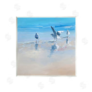 Craig Trewin Penny | Seagulls on Beach Painting