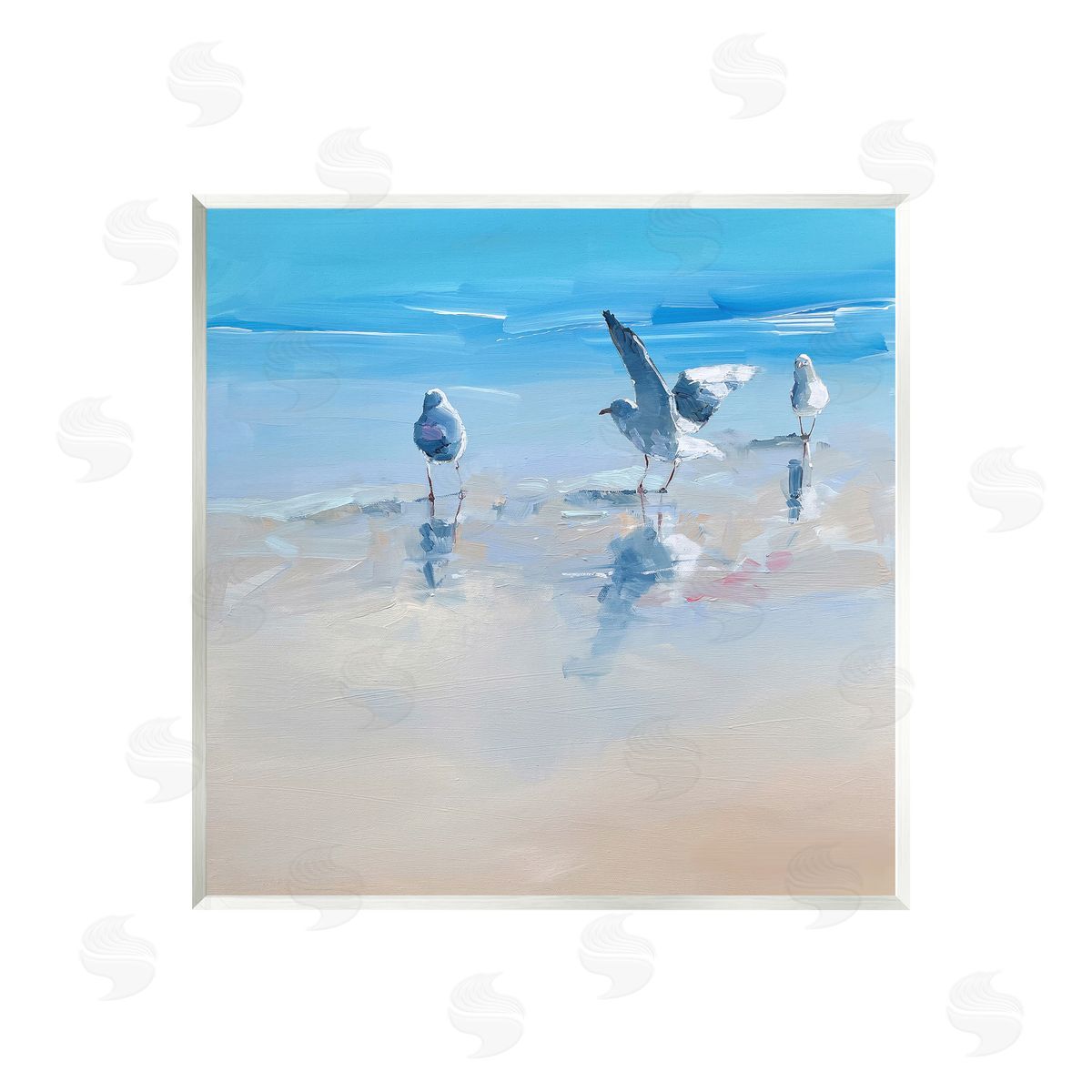 Craig Trewin Penny | Seagulls on Beach Painting