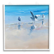 Craig Trewin Penny | Seagulls on Beach Painting