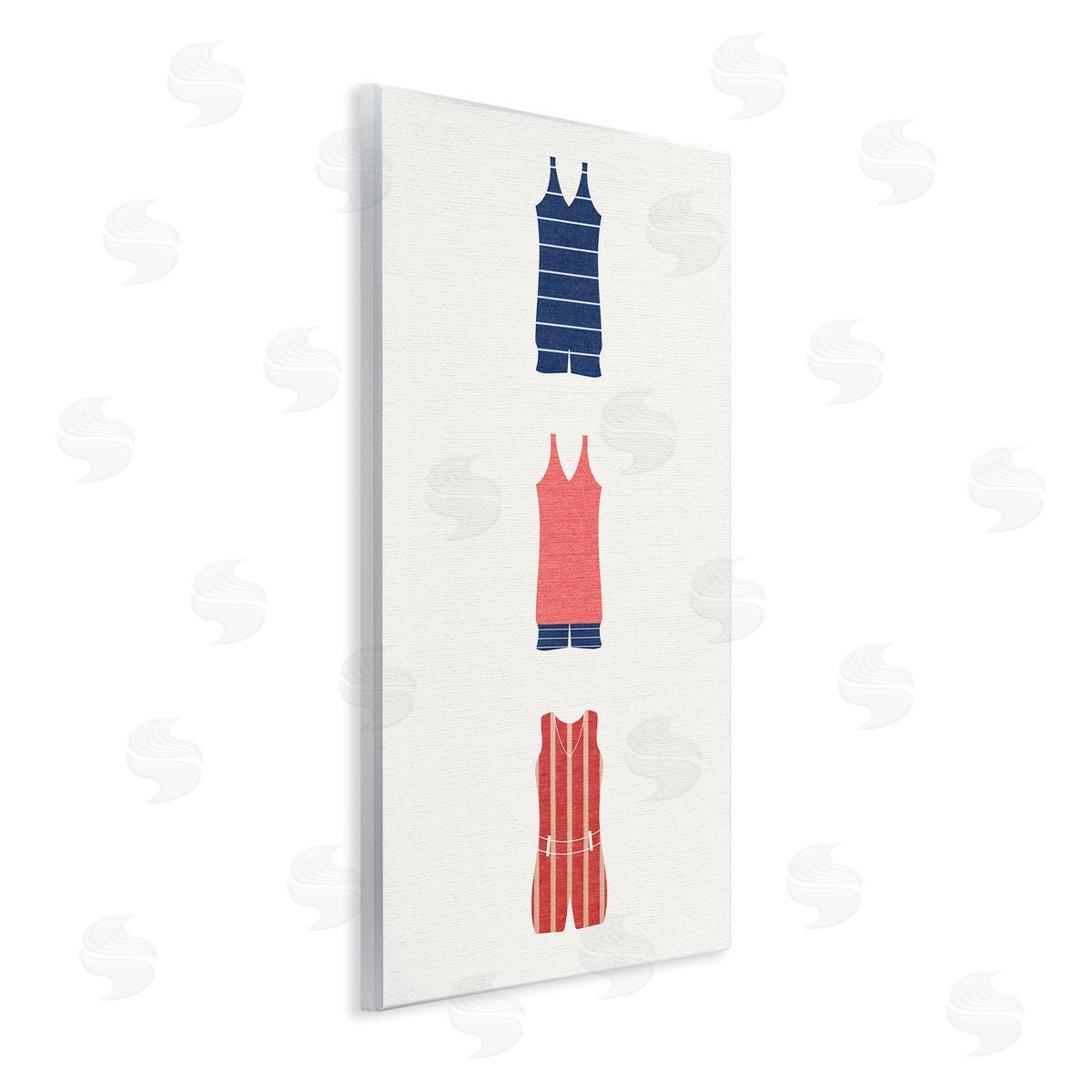 Stupell Studio Nautical Swim Clothes Wall Plaque Artside_