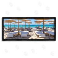 Silver | Bamboo Beach Umbrellas