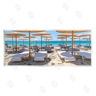Silver | Bamboo Beach Umbrellas