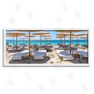 Silver | Bamboo Beach Umbrellas