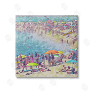 Steve Hunziker | Abstract People on Beach