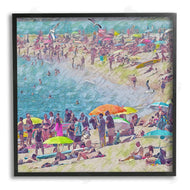 Steve Hunziker | Abstract People on Beach