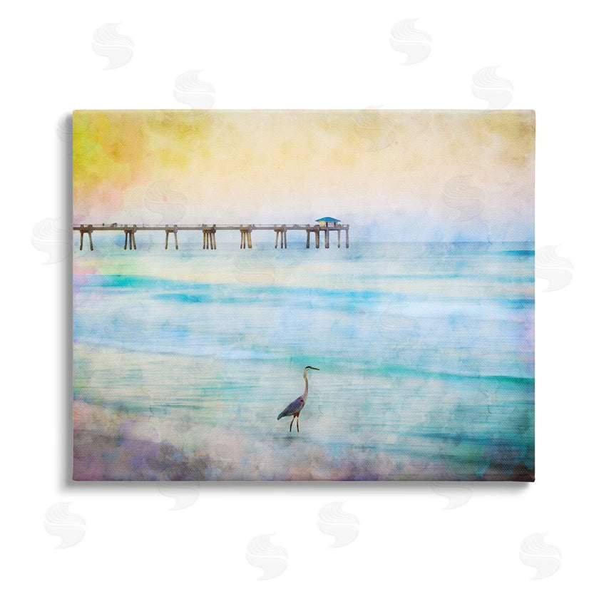 Daniel Sproul | Abstract Heron on Shore