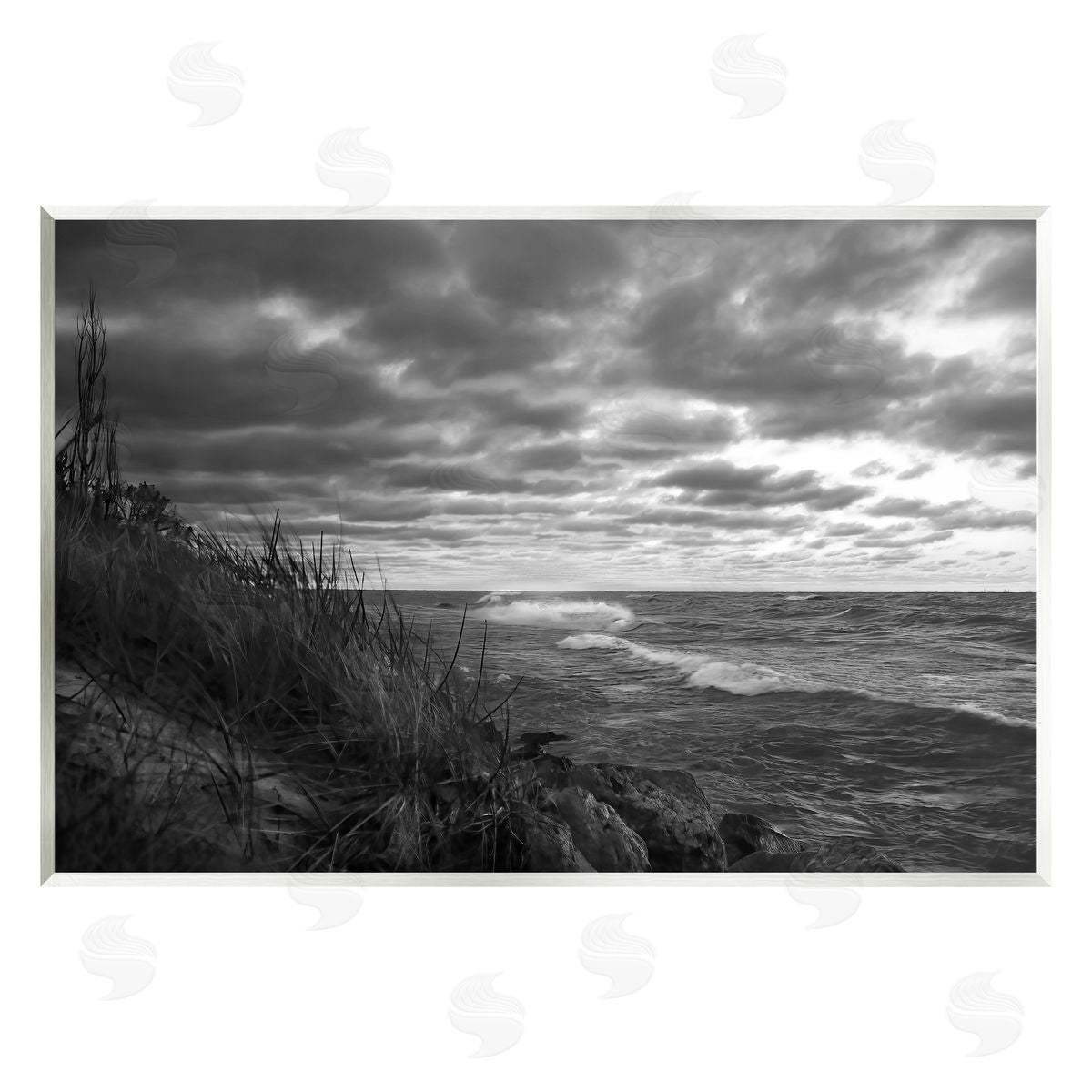 Steve Toole Stormy Sea Photography Wall Plaque Artside_