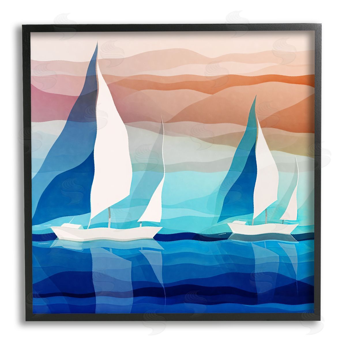 Ziwei Li | Contemporary Boats Seascape