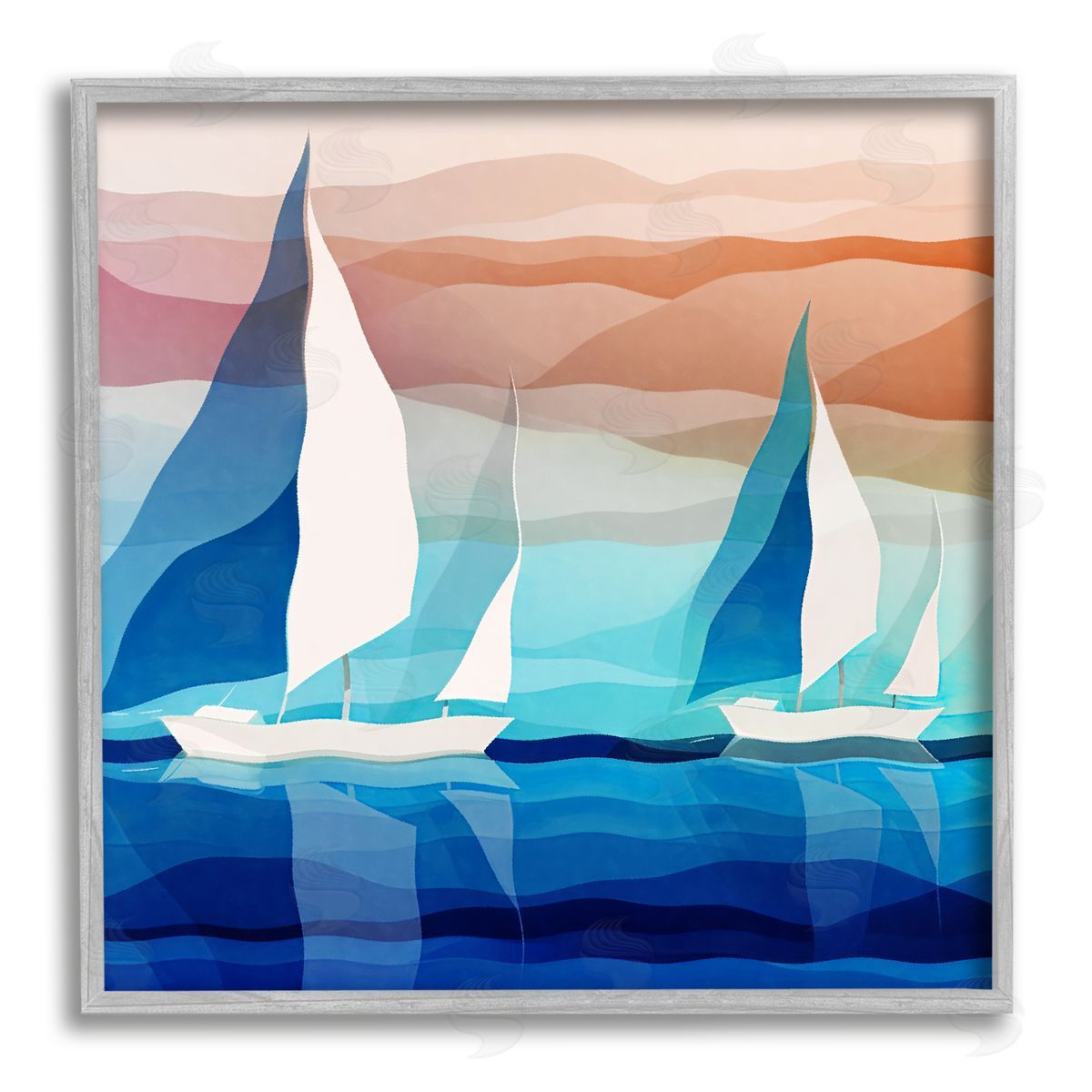 Ziwei Li | Contemporary Boats Seascape