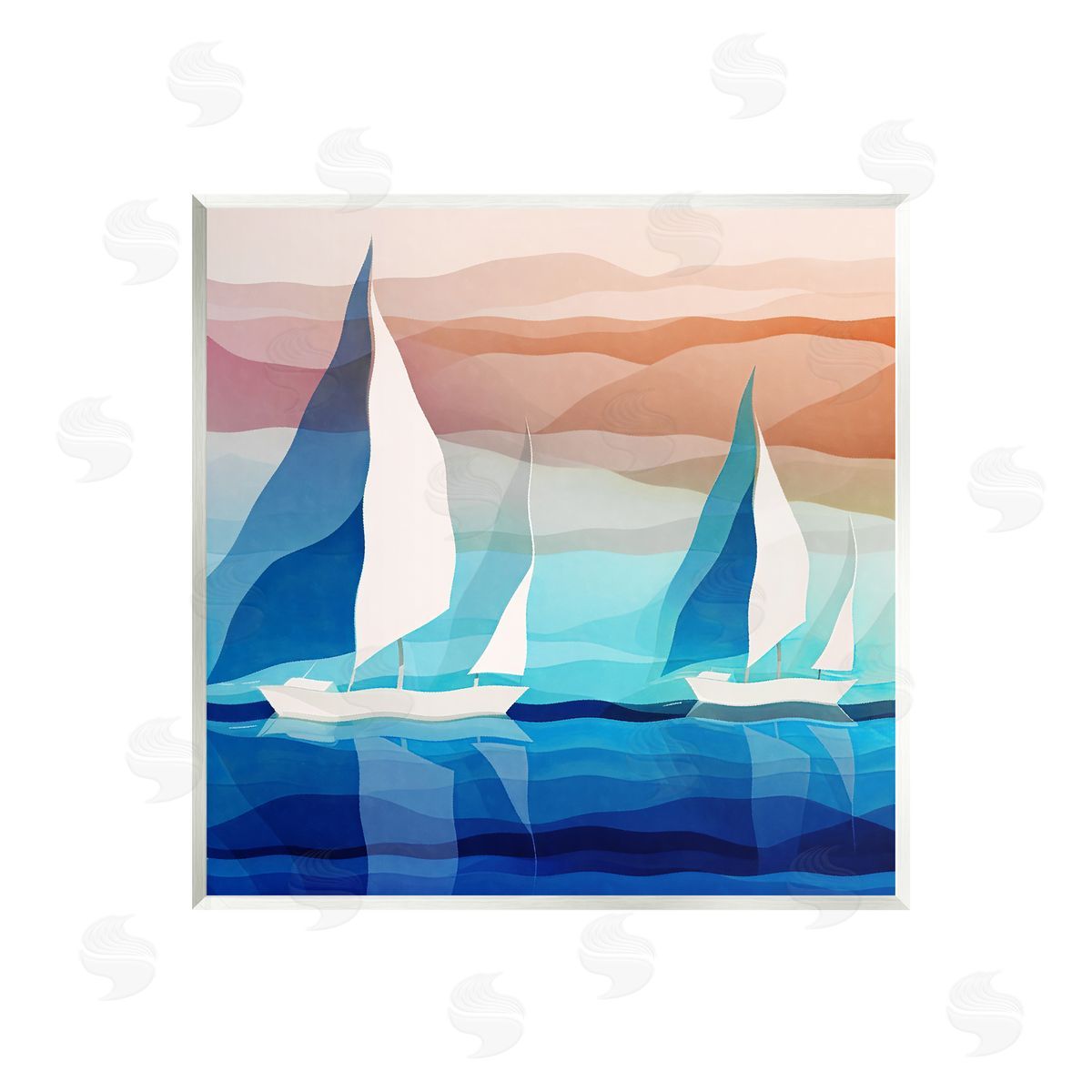 Ziwei Li | Contemporary Boats Seascape