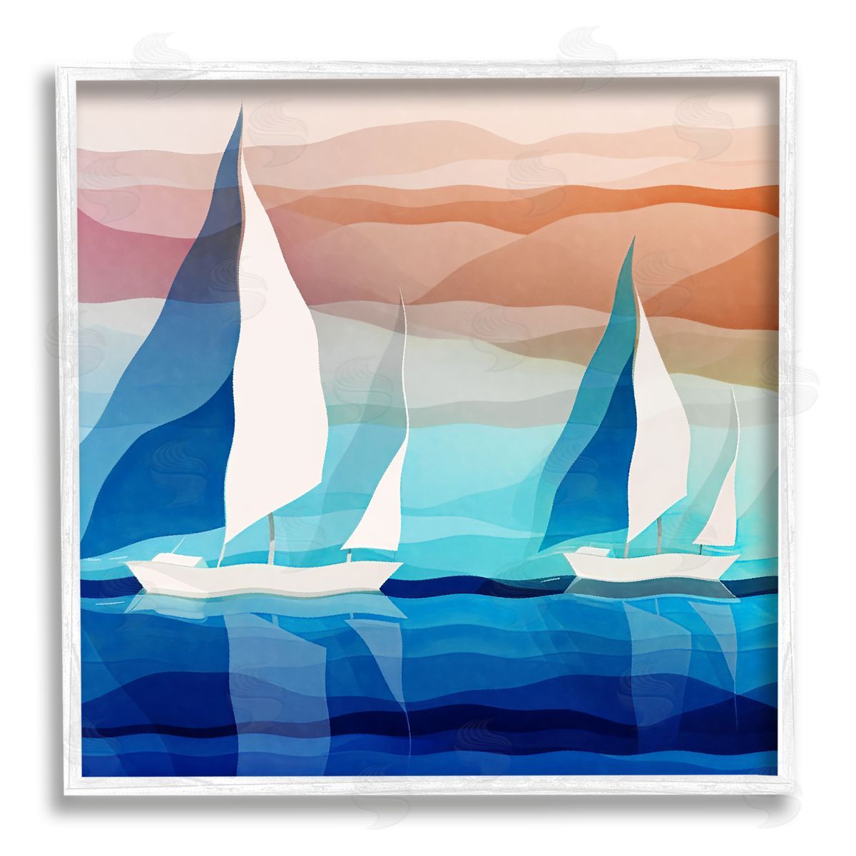 Ziwei Li | Contemporary Boats Seascape
