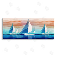 Ziwei Li | Geometric Sailboats Scenery