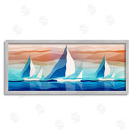 Ziwei Li | Geometric Sailboats Scenery