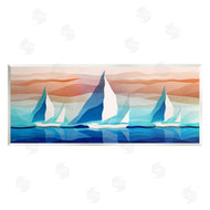 Ziwei Li | Geometric Sailboats Scenery