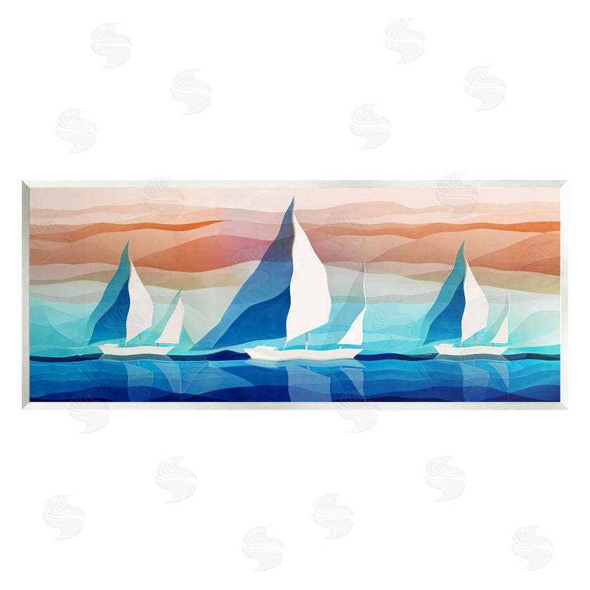 Ziwei Li | Geometric Sailboats Scenery