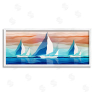 Ziwei Li | Geometric Sailboats Scenery