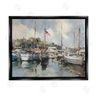 Ziwei Li | Boats with American Flags
