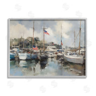 Ziwei Li | Boats with American Flags