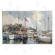 Ziwei Li | Boats with American Flags