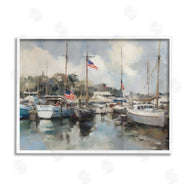 Ziwei Li | Boats with American Flags