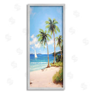 Ziwei Li | Palm Trees & Sailboat