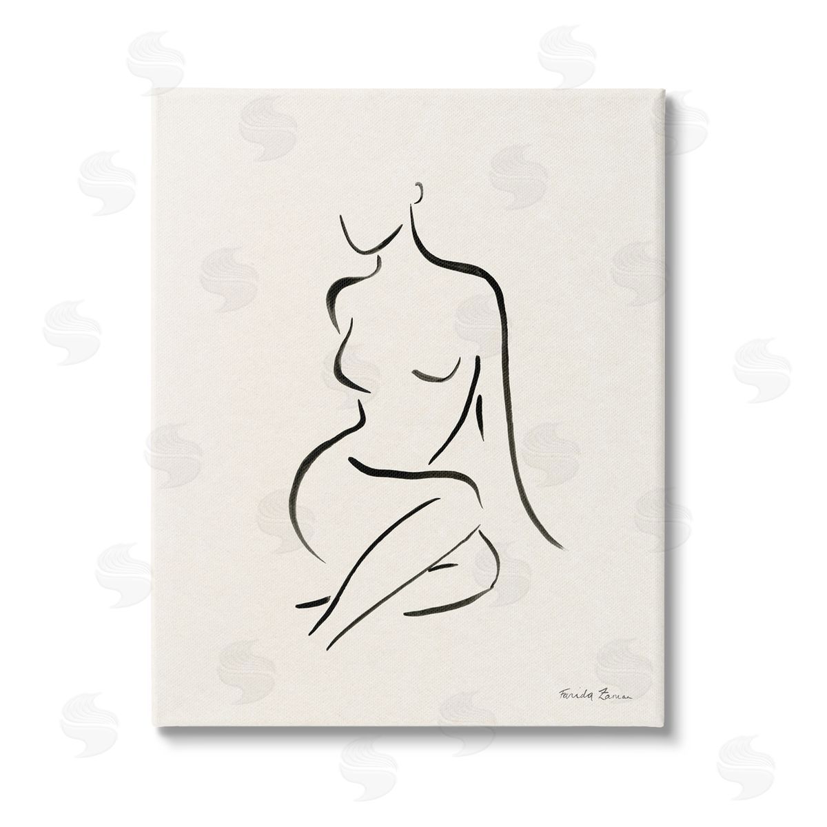 Farida Zaman | Minimal Nude Outline