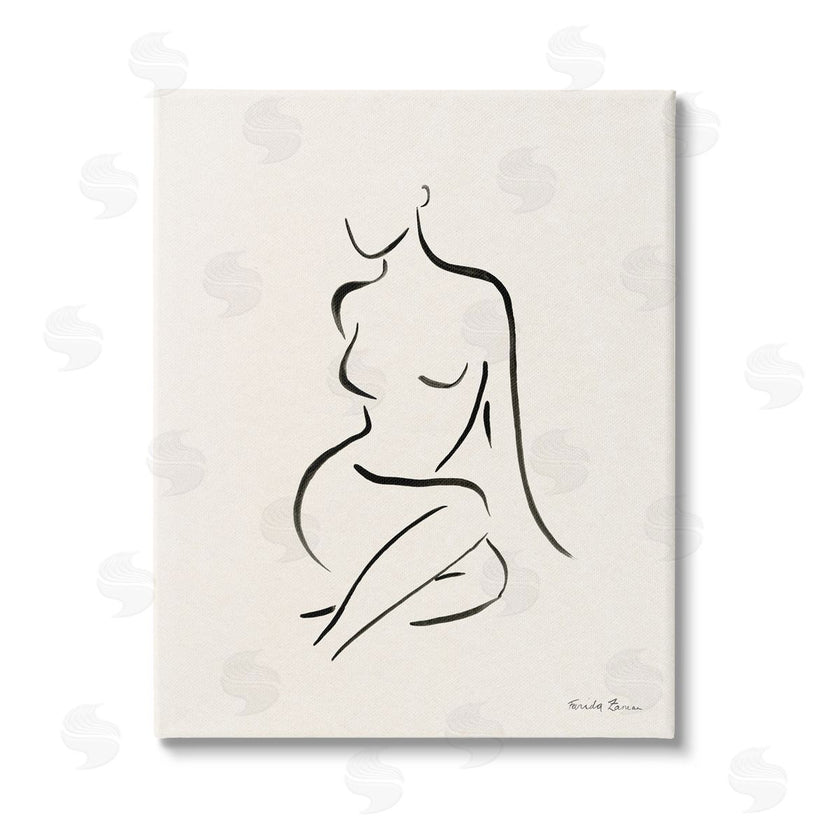 Farida Zaman | Minimal Nude Outline