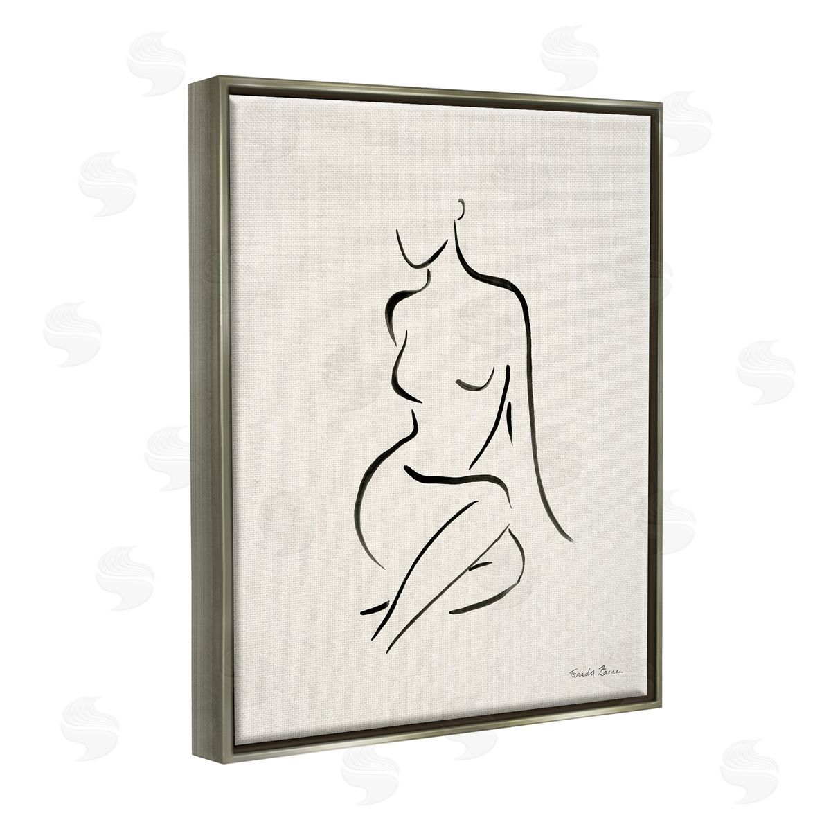 Farida Zaman | Minimal Nude Outline