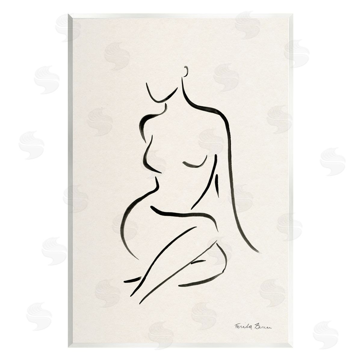 Farida Zaman | Minimal Nude Outline