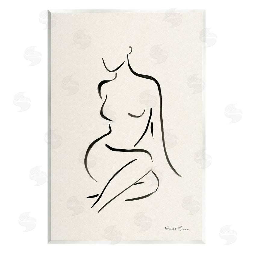 Farida Zaman | Minimal Nude Outline