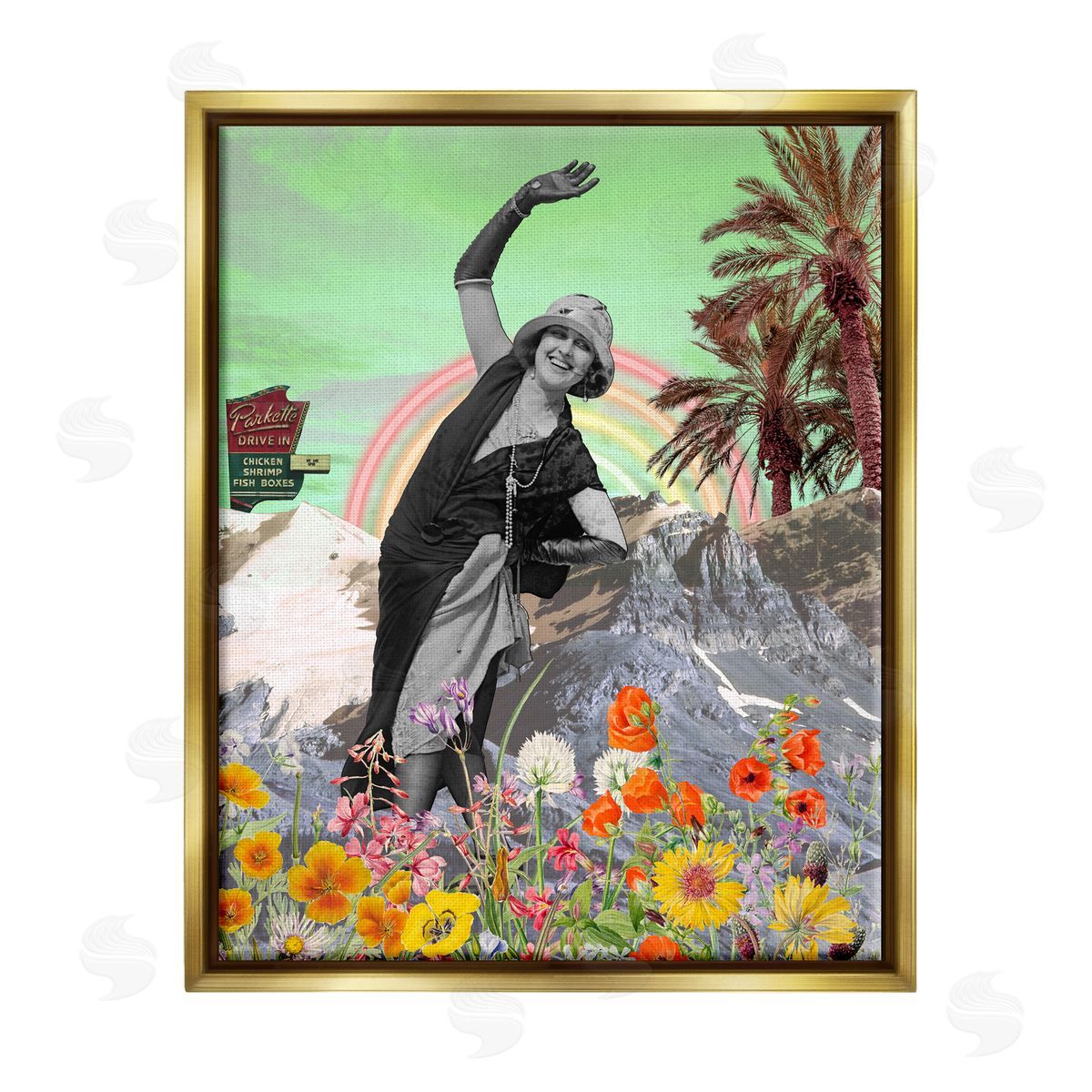 Regina Moore | Vintage Floral Collage