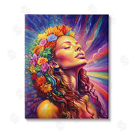Spirit of the Rainbow | Woman with Floral Garland