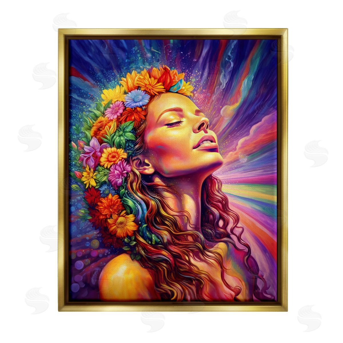 Spirit of the Rainbow | Woman with Floral Garland