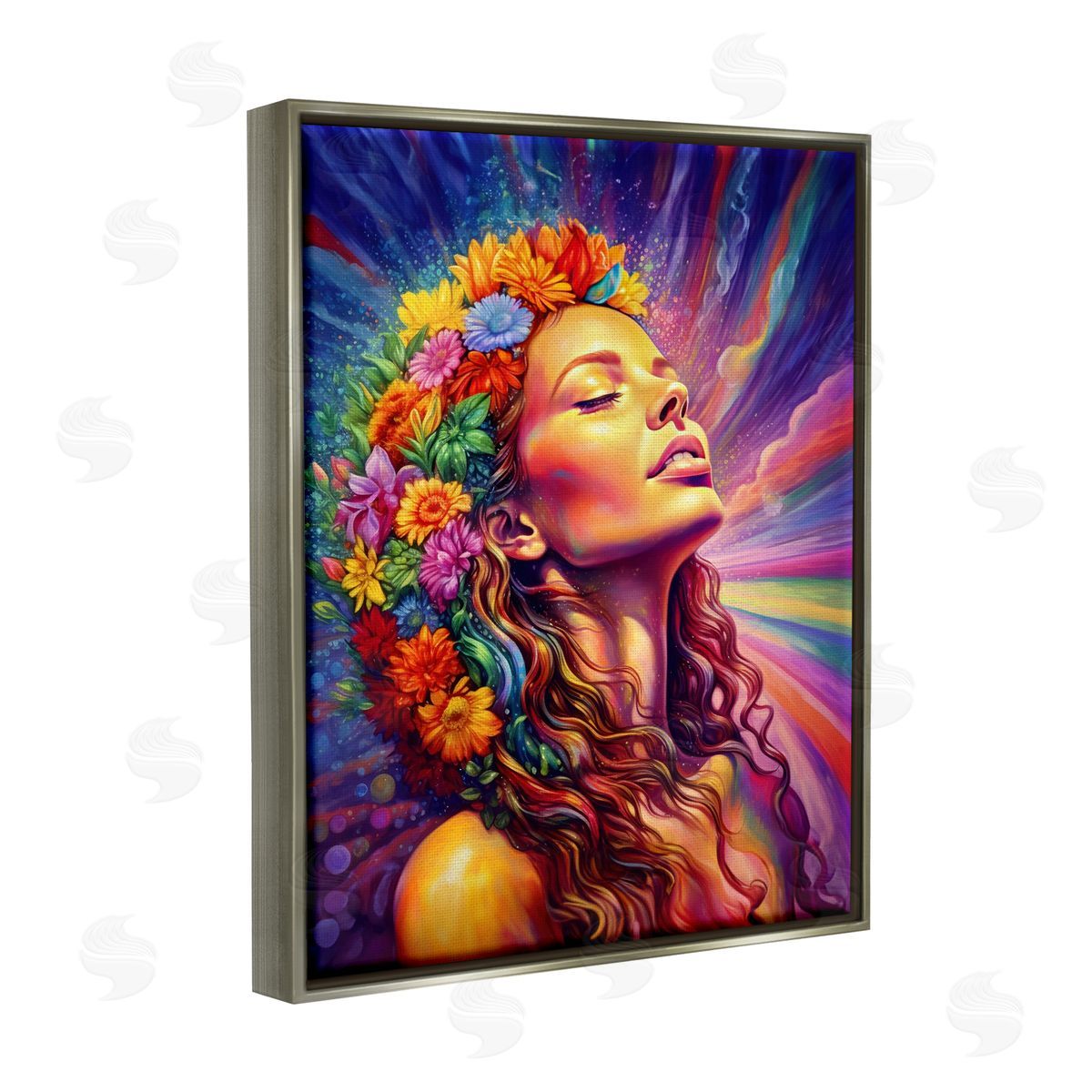 Spirit of the Rainbow | Woman with Floral Garland
