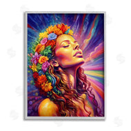 Spirit of the Rainbow | Woman with Floral Garland