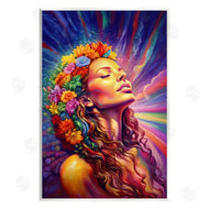 Spirit of the Rainbow | Woman with Floral Garland