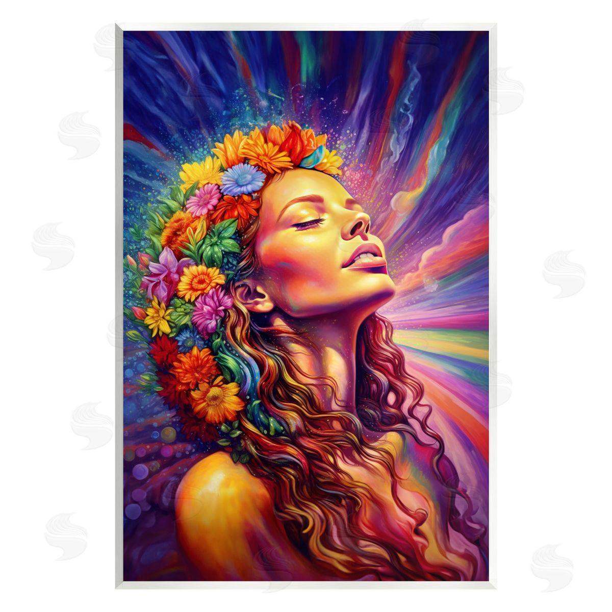 Spirit of the Rainbow | Woman with Floral Garland