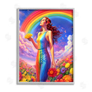 Spirit of the Rainbow | Girl in Rainbow Meadow
