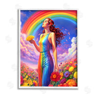 Spirit of the Rainbow | Girl in Rainbow Meadow
