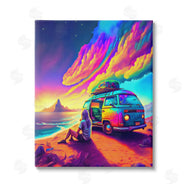 Spirit of the Rainbow | Vacation Van on Beach