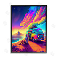 Spirit of the Rainbow | Vacation Van on Beach