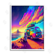 Spirit of the Rainbow | Vacation Van on Beach