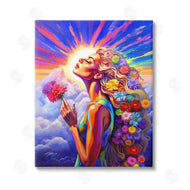 Spirit of the Rainbow | Woman & Sun Rays