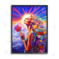 Spirit of the Rainbow | Woman & Sun Rays