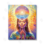 Spirit of the Rainbow | Chakra Woman Fractals
